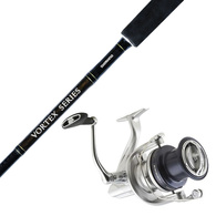 Aerlex 10000 / Vortex 13'6 - 10/15kg 3-pc Surf Reel / Rod Combo