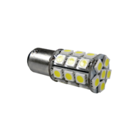 12V 18 LED Bulb Parallel Pins / Dbl Contact -Cool White
