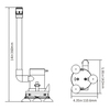 12V 350Gph Portable Live Bait Aerator Pump 
