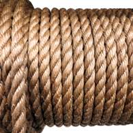 Polyprop 3 Strand Rope Manila 16mm (Per Metre)