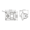 Pump Bilge Switch Panel 12/24V