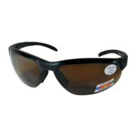 Polarised Sunglasses Bi-Focal - Black/Brown