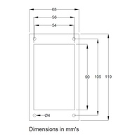 Sp41m Switch Panel 4-Sw W/Proof 