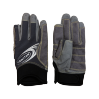 Three Full Finger Sailing Race Gloves - Grey