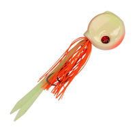 Coin Drop Sliding Lure - Orange / Lumo