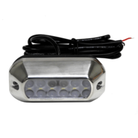 Light Underwater Led - SS Trim White Leds (180 Lumens) 12v