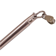 Heavy Duty Bent Butt Stainless Steel Dredge Teaser Boom Bar - 2 Piece