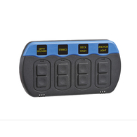 Marine waterproof 4-way switch panel