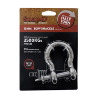Stainless Steel Towing Bow Shackle Spring Loaded Pin