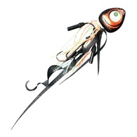 Grumpy Fish LED Kabura Jig - Mamba (Black)