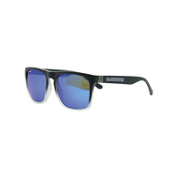 Abyss Polarised Sunglasses - Navy Fade / Blue Mirror Lens