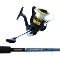 FX4000FC / Kidstix 5'5" 4-6KG Kids Spin Combo Spooled with Mono - Blue