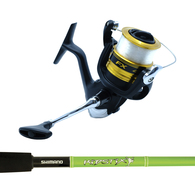 FX4000FC / Kidstix 5'5" 4-6KG Kids Spin Combo Spooled with Mono - Green