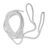 Double Braid Nylon Fender Line w/Loop White 8mm x 1.5m (2-Pk)