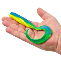 Gulp Softbait 6" Grub - Bluefuze - 4Pk