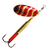 spinner No 3 5gm red/gold