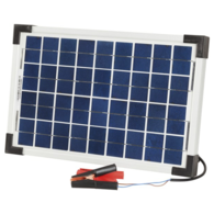 12V 10W Solar Panel with Clips