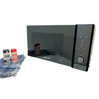 900w 240v Compact Microwave Oven - Mirror Finish