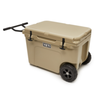Tundra Haul Ice Box With Wheels - Tan - 50 Litre