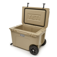 Tundra Haul Ice Box With Wheels - Tan - 50 Litre