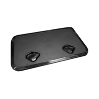 606MM X 353MM ABS 2 Latch Hatch - Black