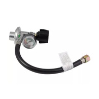 QCC1 Gas Cylinder Regulator with 600mm Hose and Gauge