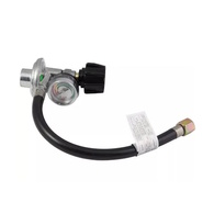 QCC1 Gas Cylinder Regulator with 280mm Hose and Gauge