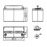 Sy12-120Dc 12V 120 A/Hour Deep Cycle Agm Battery 
