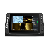 Elite FS 9" GPS/Fishfinder w/AI Transducer + Chart
