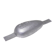 Tear Drop Zinc Anode Weld On 165mm x 77mm