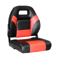 Viper Super Deluxe Fisherman Seat - Black/Red 