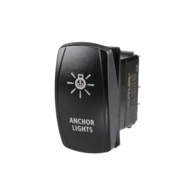 Anchor Light Rocker Switch with low LED - 12/24V