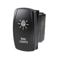 Nav Light Rocker Switch with LED - 12/24v