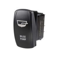 Bilge Pump Rocker Switch with LED - 12/24v