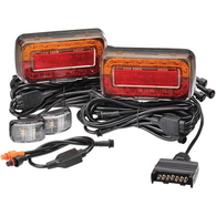 Trailer Light Kit Plug and Play Model w/Wiring and Side Markers - Max 7m boats