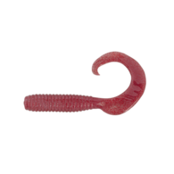 Gulp Softbait 5" Grub - Clear red fleck - 5Pk