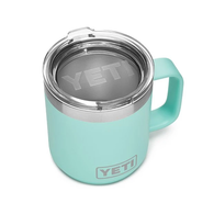 Rambler 10Oz Mug With Lid & Handle In Seafoam