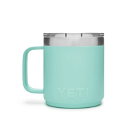 Rambler 10Oz Mug With Lid & Handle In Seafoam