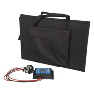 200W Canvas Foldable Solar Panel With Regulator / Plugs