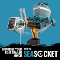 Trailer Winch Power Assist Drill Attachment 