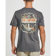Tropic Captain Short Sleeve T-Shirt - Charcoal