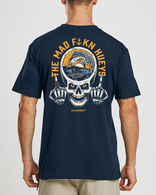 The Mad Fkn Hueys Short Sleeve T-Shirt - Navy