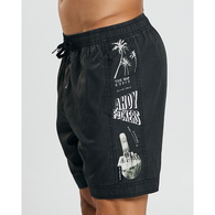 Smoking Bear volley Shorts - Vintage Black