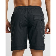 Smoking Bear Volley Shorts - Vintage Black