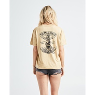 Drop Anchor Womens Short Sleeve T-Shirt - Tan