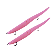 Slug-Go 9" Rigged Softbait 2-Pack - Bubblegum