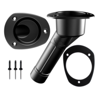 Oval Flush Mt Rod/Drink Holder 30Degrees w/Kayak Seal Kit 