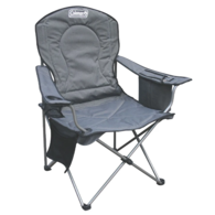 Deluxe Cooler Folding Arm Chair - Grey