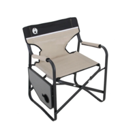 Directors Plus Folding Steel Arm Chair with Side Table