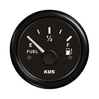 Fuel Gauge - Black 52mm